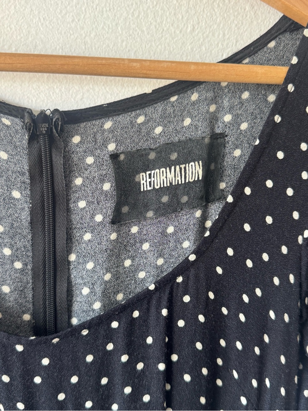 Reformation Polka Dot Jumpsuit